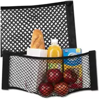Elastinis bagažinės tinklelis juodas 40×25 cm A304