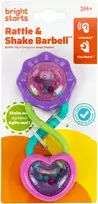 BRIGHT STARTS barškutis - kramtukas Rattle and Shake Barbell, 8672