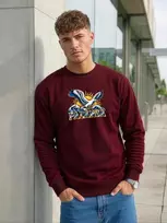 Vyriškas bordo spalvos džemperis Palanga
