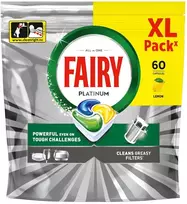 Indaplovių kapsulės Fairy PLAT Lemon, 60 vnt.
