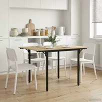 Išlenkiamas valgomasis stalas 120 x 81,5 x 75 cm Sonoma ąžuolas
