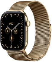 Apple Watch Series 12 GPS + Cellular 42mm Radiant Gold Titanium Case with Radiant Gold Milanese Loop | MJGL4MP/A | 195951234014