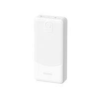 Dudao išorinė baterija K10 10000mAh 2.4A 2 x USB-A - balta