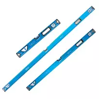 4PRO magnetinių gulsčiukų komplektas, 3 vnt. (60/120/200 cm), su 3 akutėmis ir rankenomis