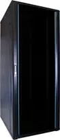 DSIT 47U 19 colių serverio spinta su stiklo durimis 600x800x2260mm juoda