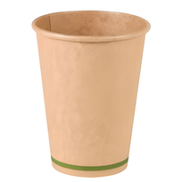 Puodeliai Popieriniai Rudi 350 ml 50 vnt.