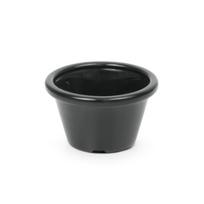 Indeliai Plastikiniai Juodi 45 ml (12 vnt.)