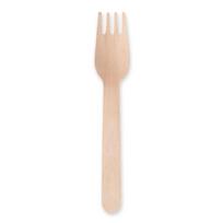 Šakutės Medinės BIO FSC 16 cm (100 vnt.)