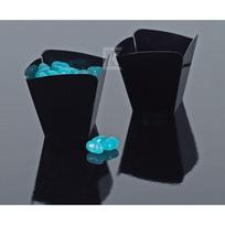 Indeliai Plastikiniai KOEGLER 5,5 cm Keturkampiai Juodi