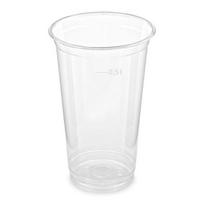 Stiklinės vienkartinės PET 500 ml Skaidrios