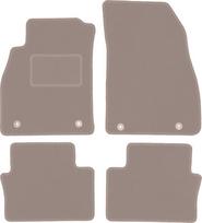 Veliūriniai automobilio kilimėliai, skirti: Chevrolet Malibu V universalui, liftbekui, sedanui (2011-2015 m.), smėlio spalvos