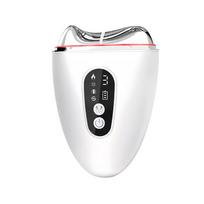 EMS Face Massager Electric Gua Sha Scraping with Vibration Heat Cold LED Light Therapy Skin Tightening Face Lift Device balta