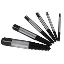 6pcs practical HSS Damaged Screw Extractor Bolt Stud Remover Set for Household