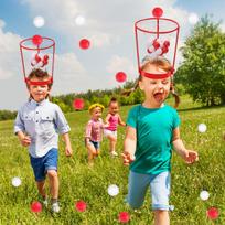 Shooting Basketball With A Hoop The Head, Intellectual Toys, Parent-child Game Interaction, Creative Basketball Toy The Head raudona