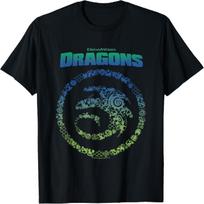 How to Train Your Dragon Toothless Vintage Symbols Logo T-Shirt XXXXXL įvairiaspalvis