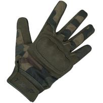 Taktinės, šaudymo pirštinės, Combat, Texar, neslystantis medžiaga, kvėpuojanti, žalia/kamufliažas PL Camo