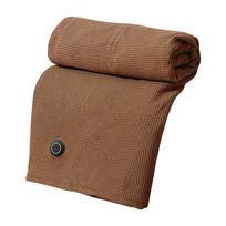Wearable USB Heated Blanket Shawl with Three Heating Levels and 5000mAh Power Bank for Cozy Comfort Anywhere kava