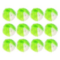 12 Pieces Pet Hair Remover Washing Machine, Lint Balls Washing Machine, Hair Remover Pet Hair, Reusable Lint Ball For Washing Machine And Dryer One Size žalia