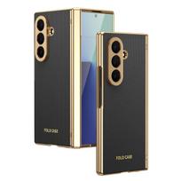 Dėklas Samsung Galaxy Z Fold 7 6 5 4 3 Odinė Plokštelė Apsauginis Galinis Dangtelis Dėklas Samsung Z Fold7 Telefono Korpusui Galaxy Z Fold7 gray