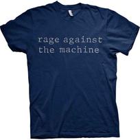 Rage Against The Machine Original Logo T-Shirt Blue New Unisex T-Shirt L blue