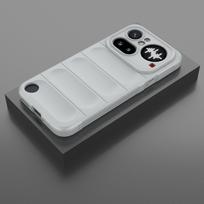 Nothing Phone 4A Pro Phone Case,Soft TPU Shockproof Phone Cover for Nothing Phone 4A Pro šviesiai pilka spalva