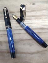 ADMOK 28 Retro Button-Filler Fountain Pen F\M nib Vintage Republican China Era Design Classic Calligraphy Gift FOR Collector (as the picture,ADMOK M0.7mm)) gray