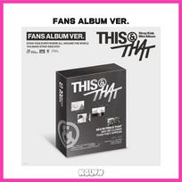 [Oficialus] Stray Kids THIS & THAT Mini Albumo Privalumas Nario Pasirinkimas K-pop CD 153 FANS ALBUM Ver. / YES24 / Bang Chan