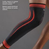 VBOSI 1467V 1Pc XL Size Knee Brace Support Long Compression Knee Sleeve for Outdoor Sports Protective Gear oranžinė