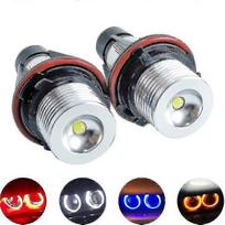 2pcs Led Angel Eyes Marker Visible Radiation Bulbs For E39 E53 E60 E61 E63 E64 E65 E66 E87 525i 530i Xi 545i M5 less