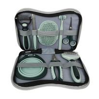 8 in 1 Dog Cat Grooming Comb Set,Pet Cleaning Brush Tool Set,Pet Multi-Functional Cleaning Set Cat Hair Removal Brush Kit black
