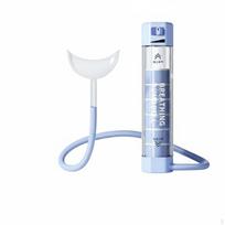 Breathing Exercise Device Training Tube Adjustable Resistance Handheld Exerciser Portable mėlyna