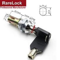Tool Box Cabinet Lock for Game Machine Toy Vending School Locker Gym Case Industry Hardware Rarelock MS540 i gray