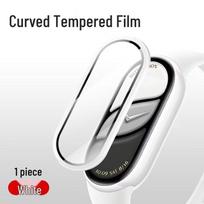 Suderinamas Xiaomi Band 10 NFC pilno ekrano lenktas grūdintas stiklas apsauginis dangtelis (Keraminė versija) For Xiaomi 10 Ceramic Version gray