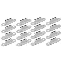 16Pcs 3D Printer Hot Bed Clips Glass Platform Fix Clamp Accessories for Creality Ender 3 white