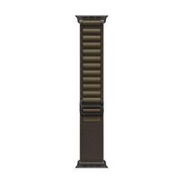 Apple Watch Dark Olive Alpine Loop Black Titanium Finish, S