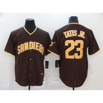 Mens San Diego Padres 23 Fernando Tatis Jr. Embroidered Baseball Jersey Unisex Sportswear 2025 Bamboo Fiber Image 5 - XXXL gray