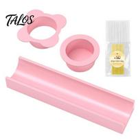 Cake Pop Maker Kit 3PCS Mold Sets, Food Grade Plastic with Cutter And Pusher, Round Ball for Baking Decorating Holiday Dessert Table Decor A rožinė