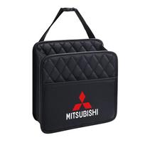 Automobilio odinis galinės sėdynės pakabinamas daiktadėžė Automobilio interjero aksesuarai Mitsubishi 9 Ralliart EX ASX L200 Colt Outlander Pajero black