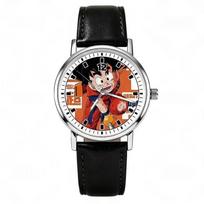 Dragon Ball Son Goku Laikrodis ant riešo Vegeta IV Stilingas Animacinis Aksesuaras Kvarcinis Laikrodis Kawaii Atsparus Vandeniui Atsparus Kritimui Sportinis Laikrodis black