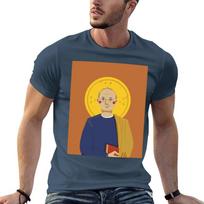 Stanislaw Lem Tshirt Anime T Shirts For Man T Shirts With Prints T Shirt For Man 100 Percent Cotton Tshirt M black