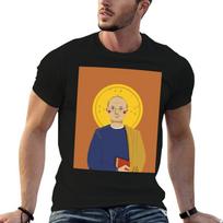 Stanislaw Lem Tshirt Anime T Shirts For Man T Shirts With Prints T Shirt For Man 100 Percent Cotton Tshirt 4XL black