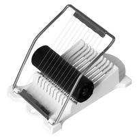 Banana Slicing Plastic Stainless Steel Wire Boiled Egg Slicing Tool for Home Kitchen black