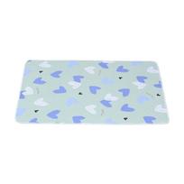 Leak Proof Reusable Menstrual Bed Pad With Absorbent Cotton Layer Mattress Protector For Nighttime Protection Comfort 70 90 white