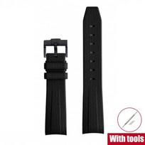 Silikoninis dirželis skirtas Swatch X Omega Moonswatch nerūdijančio plieno sagtis 20 mm 22 mm vyriška moteriška minkšta vandeniui atspari pakaitinė laikrodžio apyrankė 20mm black