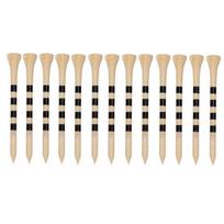 100 vnt. golfo kuoliukų tvirti nedūžtantys mediniai profesionalūs golfo kamuoliukų laikikliai treniruočių pagalbos įrankis 100pcs beige