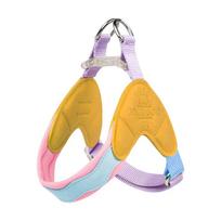 Dopamine Y-shaped Dog Harness Comfortable Breathable Fashional Dog Chest Strap for Puppy Ourdoor Traveling Chihuahua Accessories (Yellow,XXS) geltona