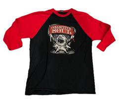 Collective Soul Band Shirt Mens L Tultex Raglan Baseball Tee Tour Discography Unisex T-Shirt XXXL black