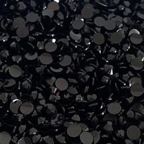 Hot Sale Bulk Package Non Hotfix Flatback Jelly Black AB Resin Rhinestones 2mm 3mm 4mm 5mm 6mm for DIY Crafts 6MM//10000pcs black