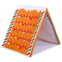 45 x33  Christmas Gingerbread House Play Tent, Tenda di Natale di Pan di Zenzero Indoor Sleepover Tent for Kids & Christmas Decoration