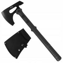 MFH Kirvis TOMAHAWK, 42 cm ilgio, su dėklu, juodas